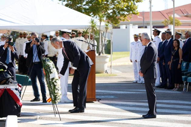 Felipe VI Visits the Rota Base on the 25th Anniversary of the September 11 Terrorist Attacks in the U.S. King Felipe VI Attends the Tribute to the Victims of September 11 at the Rota Base September 11, 2026, in Rota, Cádiz, Andalusia, Spain King Felipe VI attended a tribute this Friday organized by military personnel from Spain and the United States to honor the victims of the September 11, 2001, terrorist attacks—which mark their 25th anniversary this year— at the Rota Naval Base, Cádiz, September 11, 2026, Cádiz, Andalusia, Spain Copyright: xNachoxFradex 7765256