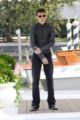 Francesco Gheghi arriving at the pier of the Hotel Excelsior at the 2026 Venice Biennale 83rd Venice International Film Festival Venice, September 11, 2026 Foto:xA.xM.xTinghinox xFuturexImagex gheghi_6905