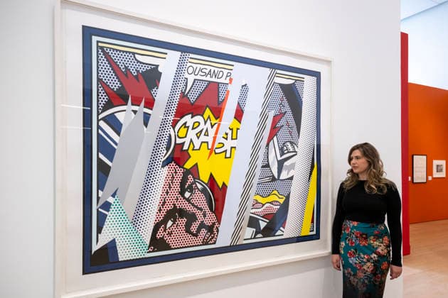 September 11, 2026, London, London, UK: LONDON, UK. Reflections on Crash, from Reflections Series by Roy Lichtenstein (Estimate Ã‚Â£100,000Ã¢â‚¬150,000) at a preview of upcoming autumn auctions at Phillips in Berkeley Square. The David Hockney, Modernism and Editions Evening and Online auctions take place in September. London UK  - ZUMAl94_ 20260911_zaf_l94_003 Copyright: xStephenxChungx