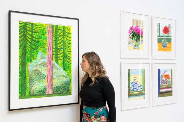September 11, 2026, London, London, UK: LONDON, UK. Untitled No. 19, from The Yosemite Suite by David Hockney (Estimate Ã‚Â£30,000Ã¢â‚¬50,000) and other works at a preview of upcoming autumn auctions at Phillips in Berkeley Square. The David Hockney, Modernism and Editions Evening and Online auctions take place in September. London UK  - ZUMAl94_ 20260911_zaf_l94_006 Copyright: xStephenxChungx