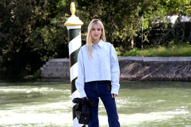 Alma Noce upon her arrival at the pier of the Hotel Excelsior at the 2026 Venice Biennale 83rd Venice International Film Festival Venice, September 11, 2026 Foto:xA.xM.xTinghinox xFuturexImagex noce_6909