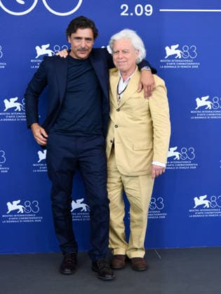 IPA88396251 - Venice, 83rd Venice International Film Festival 2026 - Day 10. Photocall for the film RITORNO A BUENOS AIRES. Pictured: Adriano Giannini, Marco Bechis  Copyright: xAlbertoxTerenghix xPoolxPhotoxEventsx08x IPA88396251