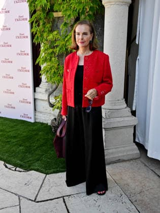 IPA88396021 - Venice, 83rd Venice International Film Festival 2026 - Day 10 - Arrivals at the Excelsior Hotel s pier - Pictured: Carole Bouquet  Copyright: xManuelexMangiarottix xPoolxPhotoxEventsx08x IPA88396021