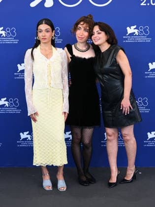 IPA88397247 - Venice, 83rd Venice International Film Festival 2026 - Day 10. Photocall for the film Kami Nour. Pictured: Sadaf Asgari, Forouzan Jamshidnejad  Copyright: xAlbertoxTerenghix xPoolxPhotoxEventsx08x IPA88397247
