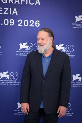 What Love Builds Photocall - The 83rd Venice International Film Festival Actor Russell Crowe attends the photocall of What Love Builds presented out of competition at the 83rd International Venice Film Festival, at Venice Lido on September 11, 2026.  Copyright: xKazukoxWakayamax