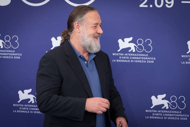 What Love Builds Photocall - The 83rd Venice International Film Festival Actor Russell Crowe attends the photocall of What Love Builds presented out of competition at the 83rd International Venice Film Festival, at Venice Lido on September 11, 2026.  Copyright: xKazukoxWakayamax