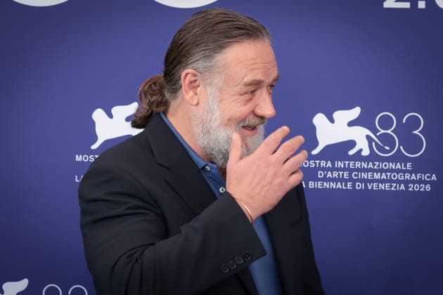 What Love Builds Photocall - The 83rd Venice International Film Festival Actor Russell Crowe attends the photocall of What Love Builds presented out of competition at the 83rd International Venice Film Festival, at Venice Lido on September 11, 2026.  Copyright: xKazukoxWakayamax