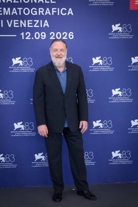 What Love Builds Photocall - The 83rd Venice International Film Festival Actor Russell Crowe attends the photocall of What Love Builds presented out of competition at the 83rd International Venice Film Festival, at Venice Lido on September 11, 2026.  Copyright: xKazukoxWakayamax
