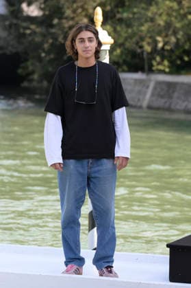 September 11, 2026, Venice Lido, Italy: Giacomo Covi seen at the Lido pier of Excelsior Hotel for 83 Venice Film festival. Venice Lido Italy - ZUMAs197 20260911_aaa_s197_141 Copyright: xMarioxCartellix