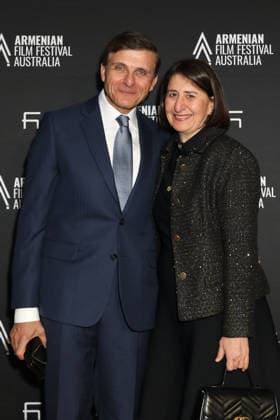 September 11, 2026: ARTHUR MOSES and GLADYS BEREJIKLIAN attend the 2026 Armenian Film Festival Australia Opening Night at Event Cinemas Top Ryde on September 11, 2026 in Sydney, NSW Australia  - ZUMAa155 20260911_aaa_a155_020 Copyright: xChristopherxKhouryx