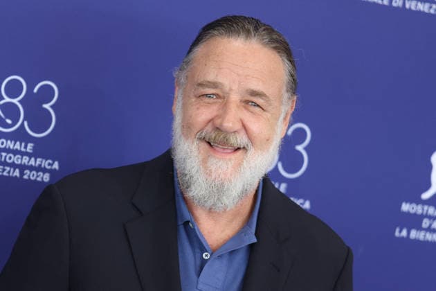 Venice 2026 What Love Builds Photocall NB Russell Crowe attending the What Love Builds Photocall as part of the 83th Venice International Film Festival at the Lido in Venice, Italy on September 11, 2026. Photo by Nasser Berzane ABACAPRESS.COM Venice Italy  Copyright: xBerzanexNasser ABACAx