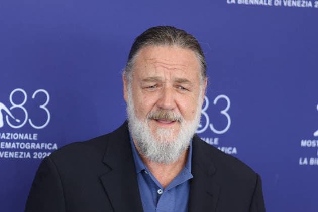 Venice 2026 What Love Builds Photocall NB Russell Crowe attending the What Love Builds Photocall as part of the 83th Venice International Film Festival at the Lido in Venice, Italy on September 11, 2026. Photo by Nasser Berzane ABACAPRESS.COM Venice Italy  Copyright: xBerzanexNasser ABACAx