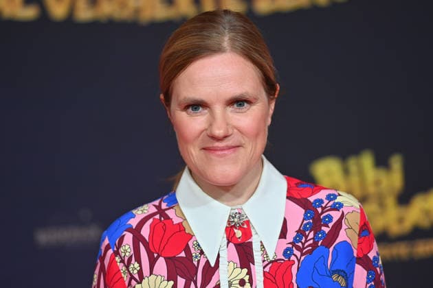 Fritzi HABERLANDT, Actress, Single Frame, Cropped Single Image, Portrait,Portrait: Premiere of BIBI BLOCKSBERG – THE TOTALLY HAUNTED TIME TRAVEL on September 11, 20226, at the Mathäuser Kino in Munich; photo call, red carpet