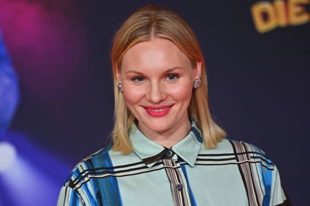 Rosalie THOMASS, actress; single image, cropped close-up, portrait,Portrait: Premiere of BIBI BLOCKSBERG – THE TOTALLY HAUNTED TIME TRAVEL on September 11, 20226, at the Mathaeser Kino in Munich; photo call, red carpet
