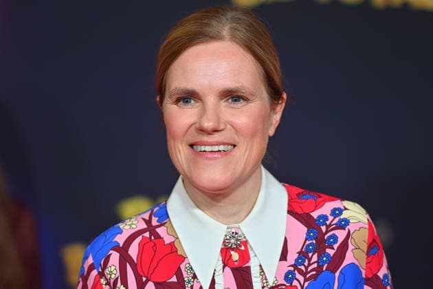 Fritzi HABERLANDT, actress, single image, cropped close-up, portrait,Portrait: Premiere of BIBI BLOCKSBERG – THE TOTALLY ENCHANTED TIME TRAVEL on September 11, 20226, at the Mathäuser Kino in Munich; photo call and red carpet