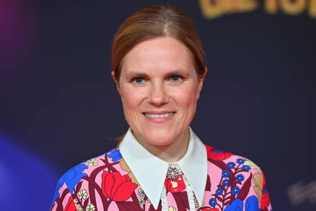 Fritzi HABERLANDT, actress, single image, cropped close-up, portrait,Portrait: Premiere of BIBI BLOCKSBERG – THE TOTALLY ENCHANTED TIME TRAVEL on September 11, 20226, at the Mathäuser Kino in Munich; photo call and red carpet