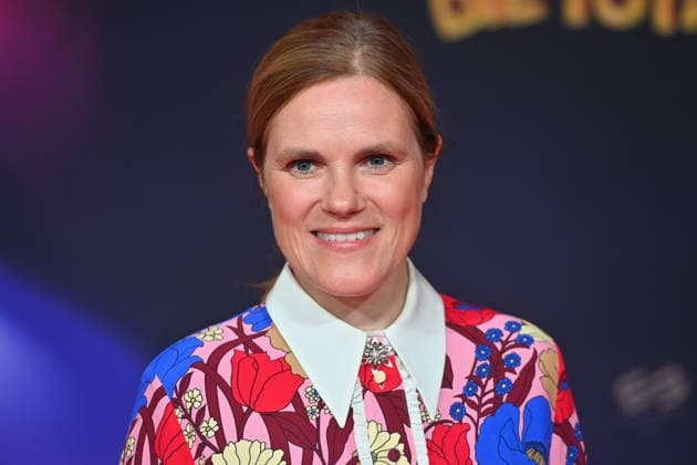 Fritzi HABERLANDT, actress, single image, cropped close-up, portrait,Portrait: Premiere of BIBI BLOCKSBERG – THE TOTALLY ENCHANTED TIME TRAVEL on September 11, 20226, at the Mathäuser Kino in Munich; photo call and red carpet