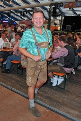 REALITY WIESN at the Frankfurt Oktoberfest: Dominik Ledea at the REALITY WIESN event at the Frankfurt Oktoberfest on September 10, 2026, at Deutsche Bank Park, Frankfurt am Main 20260910MWI116507