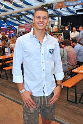REALITY WIESN at the Frankfurt Oktoberfest: Luis Pawolka at the REALITY WIESN event at the Frankfurt Oktoberfest on September 10, 2026, at Deutsche Bank Park, Frankfurt am Main 20260910MWI116444
