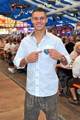 REALITY WIESN at the Frankfurt Oktoberfest: Luis Pawolka at the REALITY WIESN event at the Frankfurt Oktoberfest on September 10, 2026, at Deutsche Bank Park, Frankfurt am Main 20260910MWI116446