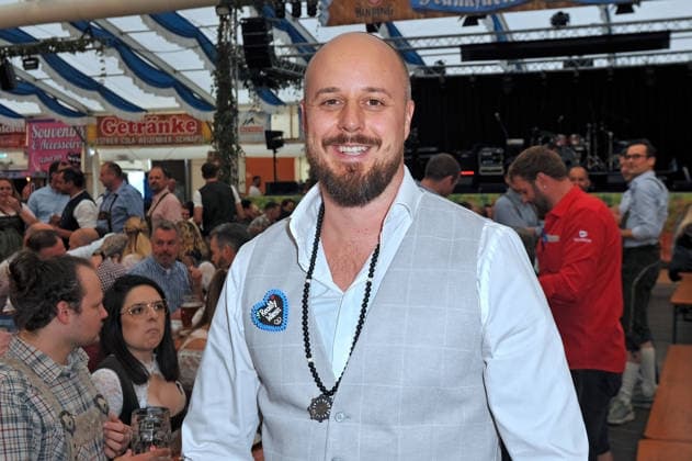 REALITY WIESN at the Frankfurt Oktoberfest: Marvin Muth at the REALITY WIESN event at the Frankfurt Oktoberfest on September 10, 2026, at Deutsche Bank Park, Frankfurt am Main 20260910MWI116490