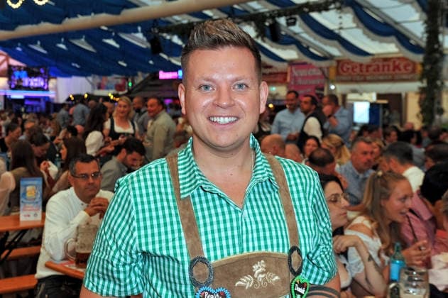 REALITY WIESN at the Frankfurt Oktoberfest Dominik Ledea at the REALITY WIESN event at the Frankfurt Oktoberfest on September 10, 2026, at Deutsche Bank Park, Frankfurt am Main 20260910MWI116515