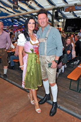 REALITY WIESN at the Frankfurt Oktoberfest: Ennesto Monte with his girlfriend Marry at the REALITY WIESN event at the Frankfurt Oktoberfest on September 10, 2026, at Deutsche Bank Park, Frankfurt am Main 20260910MWI116529