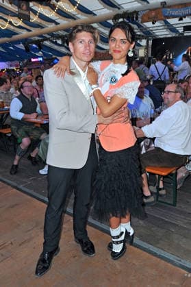 REALITY WIESN at the Frankfurt Oktoberfest: Giovanni Weisheit and Vanessa Neigert at the REALITY WIESN event at the Frankfurt Oktoberfest on September 10, 2026, at Deutsche Bank Park, Frankfurt am Main 20260910MWI116635