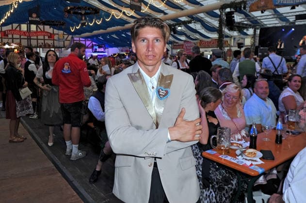 REALITY WIESN at the Frankfurt Oktoberfest: Giovanni Weisheit at the REALITY WIESN event at the Frankfurt Oktoberfest on September 10, 2026, at Deutsche Bank Park, Frankfurt am Main 20260910MWI116645