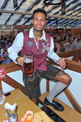 REALITY WIESN at the Frankfurt Oktoberfest: Jona Steinig at the REALITY WIESN event at the Frankfurt Oktoberfest on September 10, 2026, at Deutsche Bank Park, Frankfurt am Main 20260910MWI116664