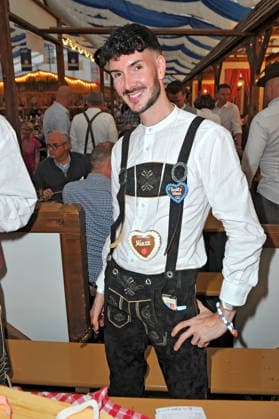 REALITY WIESN at the Frankfurt Oktoberfest: Kevin Schäfer at the REALITY WIESN event at the Frankfurt Oktoberfest on September 10, 2026, at Deutsche Bank Park, Frankfurt am Main 20260910MWI116695