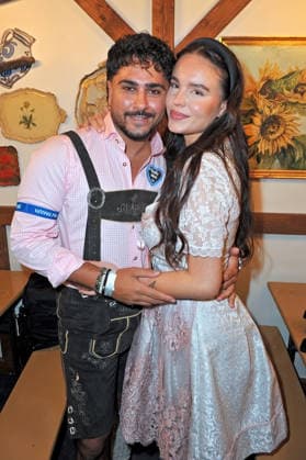REALITY WIESN at the Frankfurt Oktoberfest: Amir Hosseiny and Fabienne Neumann at the REALITY WIESN event at the Frankfurt Oktoberfest on September 10, 2026, at Deutsche Bank Park, Frankfurt am Main 20260910MWI116810