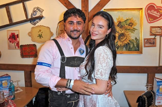 REALITY WIESN at the Frankfurt Oktoberfest: Amir Hosseiny and Fabienne Neumann at the REALITY WIESN event at the Frankfurt Oktoberfest on September 10, 2026, at Deutsche Bank Park, Frankfurt am Main 20260910MWI116817