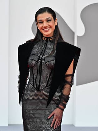 IPA88402899 - Venice, 83rd Venice International Film Festival 2026 - Night 10. Red carpet event for the film KAMI NOUR (A BIT OF LIGHT). Pictured: Sadaf Asgary  Copyright: xManuelexMangiarottix xPoolxPhotoxEventsx08x IPA88402899