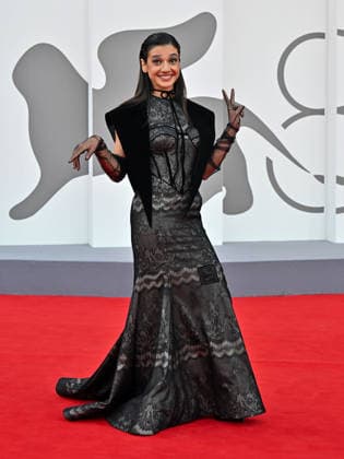 IPA88402906 - Venice, 83rd Venice International Film Festival 2026 - Night 10. Red carpet event for the film KAMI NOUR (A BIT OF LIGHT). Pictured: Sadaf Asgary  Copyright: xManuelexMangiarottix xPoolxPhotoxEventsx08x IPA88402906