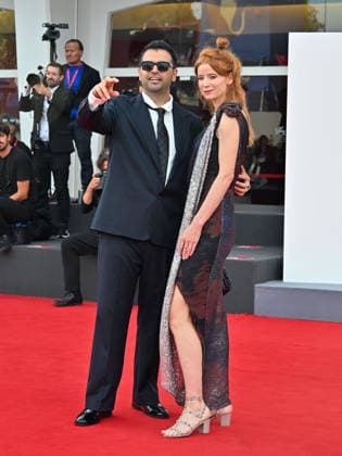 IPA88402910 - Venice, 83rd Venice International Film Festival 2026 - Night 10. Red carpet for the film KAMI NOUR (A BIT OF LIGHT). Pictured: Milad Khosravi, Odessa Rae  Copyright: xManuelexMangiarottix xPoolxPhotoxEventsx08x IPA88402910