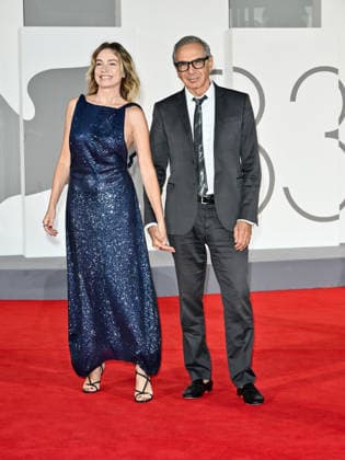 IPA88407048 - Venice, 83rd Venice International Film Festival 2026 - Night 10 - Red carpet for the Nuovo IMAIE Award. Pictured: Stefania Rocca, Carlo Capasa  Copyright: xSimonexComix xPoolxPhotoxEventsx08x IPA88407048