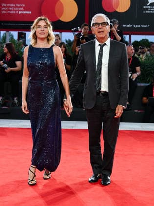 IPA88406596 - Venice, 83rd Venice International Film Festival 2026 - Night 10 - Red carpet for the Nuovo IMAIE Award. Pictured: Stefania Rocca and Carlo Capasa  Copyright: xAlbertoxTerenghi PoolxPhotoxEvenx xPoolxPhotoxEventsx08x IPA88406596
