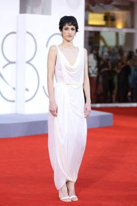 Venice 2026 Ritorno a Buenos Aires Screening NB Olivia Nuss attending the Ritorno a Buenos Aires Red carpet as part of the 83th Venice International Film Festival at the Lido in Venice, Italy on September 11, 2026. Photo by Nasser Berzane ABACAPRESS.COM Venice Italy  Copyright: xBerzanexNasser ABACAx