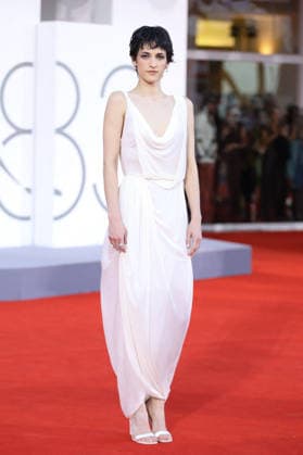 Venice 2026 Ritorno a Buenos Aires Screening NB Olivia Nuss attending the Ritorno a Buenos Aires Red carpet as part of the 83th Venice International Film Festival at the Lido in Venice, Italy on September 11, 2026. Photo by Nasser Berzane ABACAPRESS.COM Venice Italy  Copyright: xBerzanexNasser ABACAx
