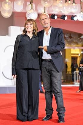 September 11, 2026, Venice, Rome, Italy: Fabrizia Castagnoli and Gianmarco Tognazzi on the red carpet for the new IMAIE Award, 83rd Venice Film Festival. Venice, September 11, 2026 Venice Italy  - ZUMAa289 20260911_zia_a289_406 Copyright: xMariaxLauraxAntonellix xAgfx