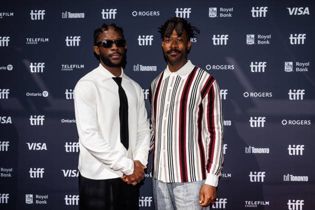 September 11, 2026, Toronto, On, Canada: Director-writer-producer Arie Esiri, left, and Director-writer-producer Chuko Esiri are photographed on the red carpet for the film Clarissa during the Toronto International Film Festival in Toronto, on Friday, Sept. 11, 2026. Toronto Canada  - ZUMAc35_ 20260911_zaf_c35_089 Copyright: xKeitoxNewmanx