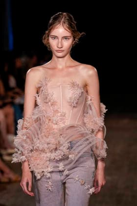 Aknvas Spring Summer 2027 show at New York Fashion Weej Aknvas Spring 2027 Show during NYFW, held at 88 10th Avenue in New York City, Thursday September 10, 2026., Credit:JENNIFER GRAYLOCK Avalon United States, New York, New York, 88 Tenth Avenue  Copyright: xJENNIFERxGRAYLOCKx xAvalonx 1133501315