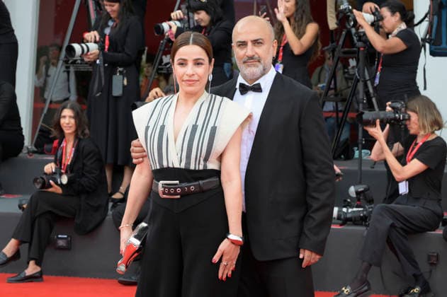 Elaheh Farazmand and Missagh Zareh at the premiere of the feature film *Kami nour: A Bit of Light* at the 2023 Venice Biennale—the 83rd Venice International Film Festival—at the Palazzo del Cinema in Venice, September 11, 2026 Foto:xA.xM.xTinghinox xFuturexImagex kami_6922