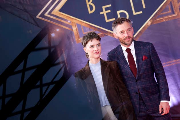 Actress Liv Lisa Fries and actor Volker Bruch at the North Rhine-Westphalia premiere of the fifth and final season of the TV series *Babylon Berlin* at the open-air cinema in Cologne s Rheinauhafen, September 11, 2026, North Rhine-Westphalia, Germany Copyright: xChristophxHardtx