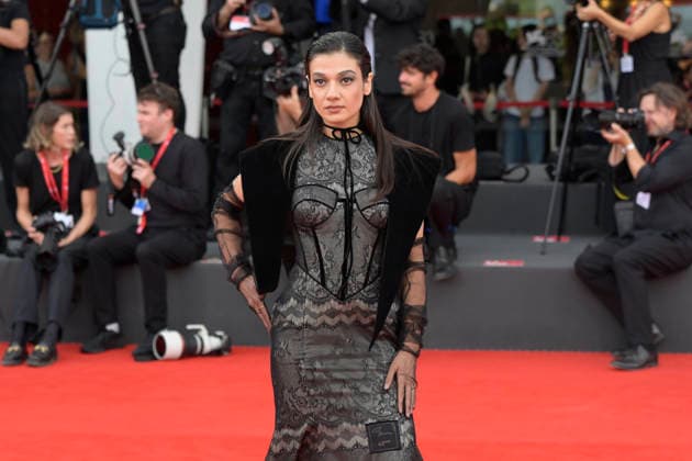 Kami nour (A bit of light) red carpet in Venice Lido - 11 Sep 2026 Sadaf Asgary attends the red carpet of movie Kami nour (A bit of light) during the 83rd Venice International Film festival at Palazzo del cinema. Venice Lido Italy Copyright: xMarioxCartellix xSOPAxImagesx _DSC3678