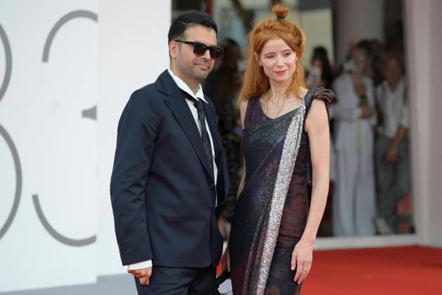Kami nour (A bit of light) red carpet in Venice Lido - 11 Sep 2026 Milad Khosravi (l) and Odessa Rae (r) attend the red carpet of movie Kami nour (A bit of light) during the 83rd Venice International Film festival at Palazzo del cinema. Venice Lido Italy Copyright: xMarioxCartellix xSOPAxImagesx _DSC3718