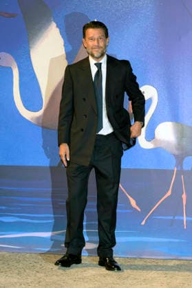 Francesco Panella at the premiere of the documentary *What Love Builds* at the 2023 Venice Biennale—the 83rd Venice International Film Festival—in the Sala Darsena, Venice, September 11, 2026 Foto:xA.xM.xTinghinox xFuturexImagex love_6904