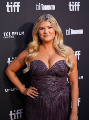2026 Toronto International Film Festival - Girl Group TORONTO, CANADA - SEPTEMBER 11: Bailey Stender attends the premiere of Girl Group during the 2026 Toronto International Film Festival at Roy Thomson Hall in Toronto, Ontario, Canada, on September 11, 2026. Mert Alper Dervis Anadolu Toronto Canada. Editorial use only. Please get in touch for any other usage.  Copyright: x2026xAnadoluxMertxAlperxDervisx