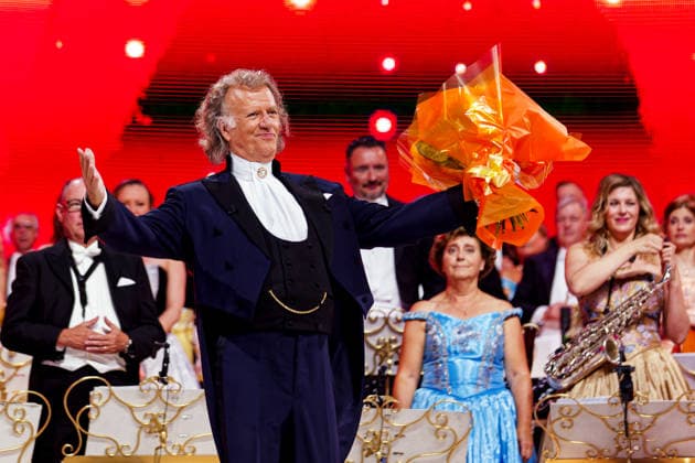 September 11, 2026, Manchester, United Kingdom: Andre Rieu and The Johann Strauss Orchestra is performing at Co-op Live in Manchester Manchester United Kingdom  - ZUMAp211 20260911_aap_p211_005 Copyright: xAndyxVonxPipx